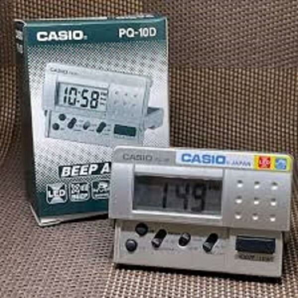Casio PQ-10D-8RDF Alarmlı Led Masa Saati