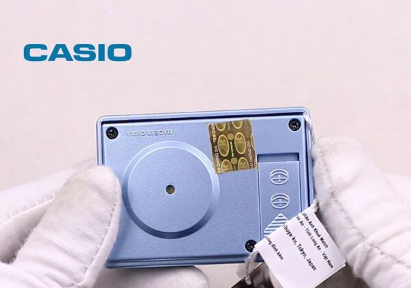 Casio PQ-10D-2RDF Mini Seyahat Ertelemeli Beep Alarm Işıklı 12/24 Saat Dilimi Özellikli Masa Saati