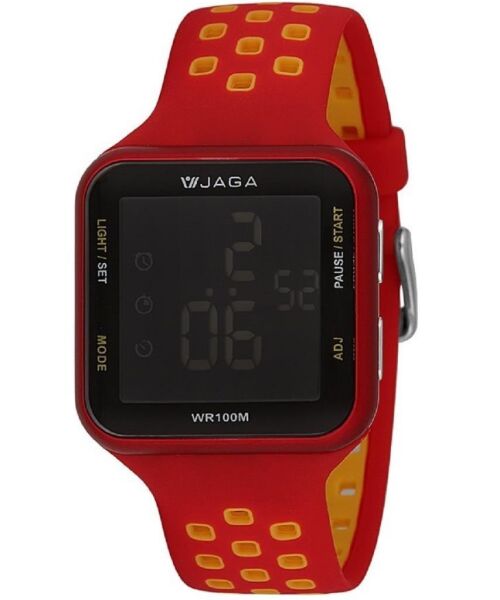 Jaga M1179-4AGX-DS Alarm Kronometre Aydınlatmalı Dijital Genç Kol Saati
