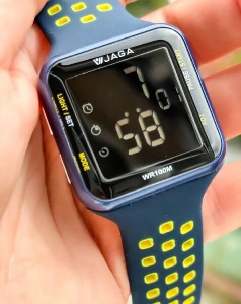 Jaga M1179-4KEX-DS Alarm Kronometre Aydınlatmalı Dijital Genç Kol Saati