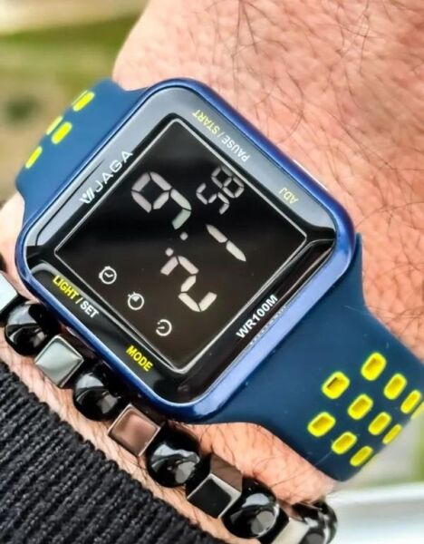 Jaga M1179-4KEX-DS Alarm Kronometre Aydınlatmalı Dijital Genç Kol Saati