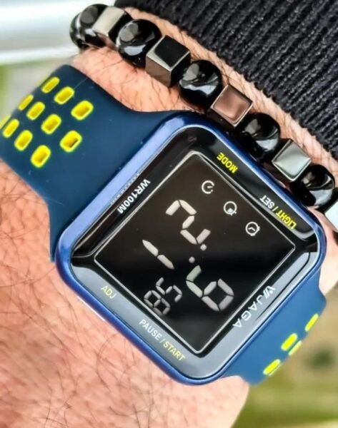 Jaga M1179-4KEX-DS Alarm Kronometre Aydınlatmalı Dijital Genç Kol Saati