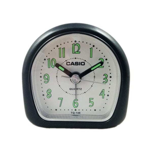 Casio TQ-148-1DF Siyah Beep Alarmlı Fosforlu Masa Saati