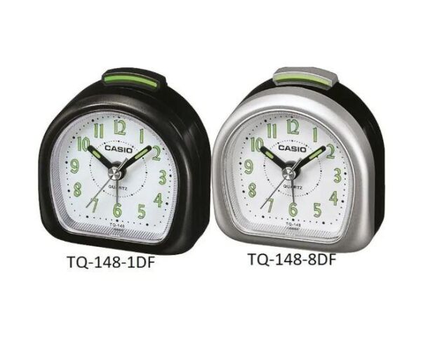 Casio TQ-148-1DF Siyah Beep Alarmlı Fosforlu Masa Saati