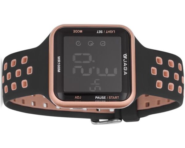 Jaga M1179-4LLX-DS-LB Alarm Kronometre Aydınlatmalı Dijital Genç Kol Saati