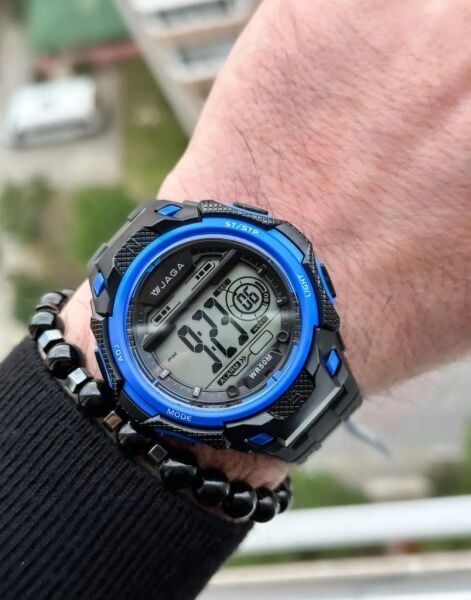 Jaga M1197-OAEA Alarm Kronometre Aydınlatmalı Dijital Genç Kol Saati