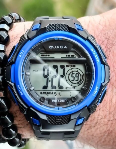 Jaga M1197-OAEA Alarm Kronometre Aydınlatmalı Dijital Genç Kol Saati