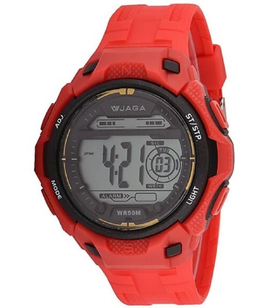 Jaga M1197-OGAG Alarm Kronometre Aydınlatmalı Dijital Genç Kol Saati