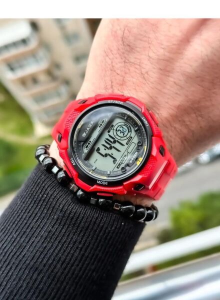 Jaga M1197-OGAG Alarm Kronometre Aydınlatmalı Dijital Genç Kol Saati