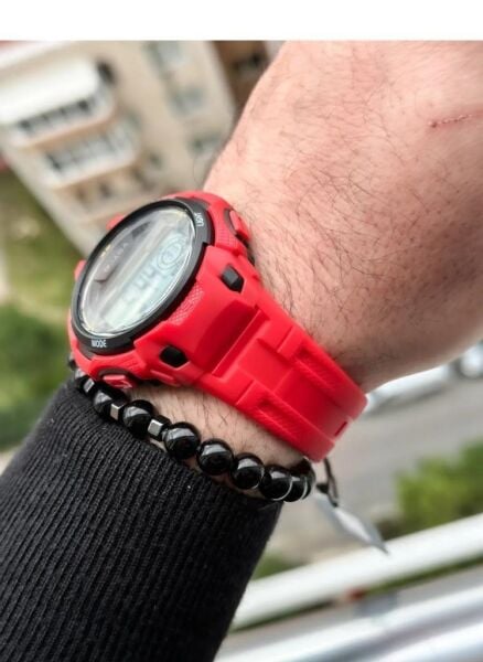 Jaga M1197-OGAG Alarm Kronometre Aydınlatmalı Dijital Genç Kol Saati