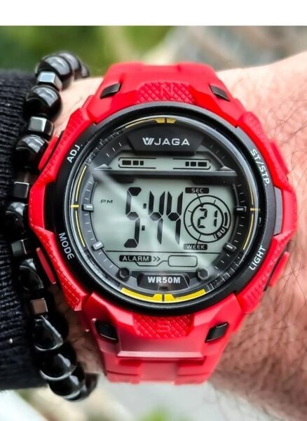 Jaga M1197-OGAG Alarm Kronometre Aydınlatmalı Dijital Genç Kol Saati