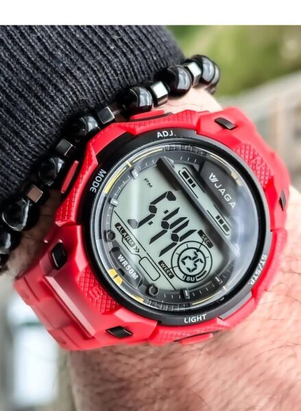 Jaga M1197-OGAG Alarm Kronometre Aydınlatmalı Dijital Genç Kol Saati