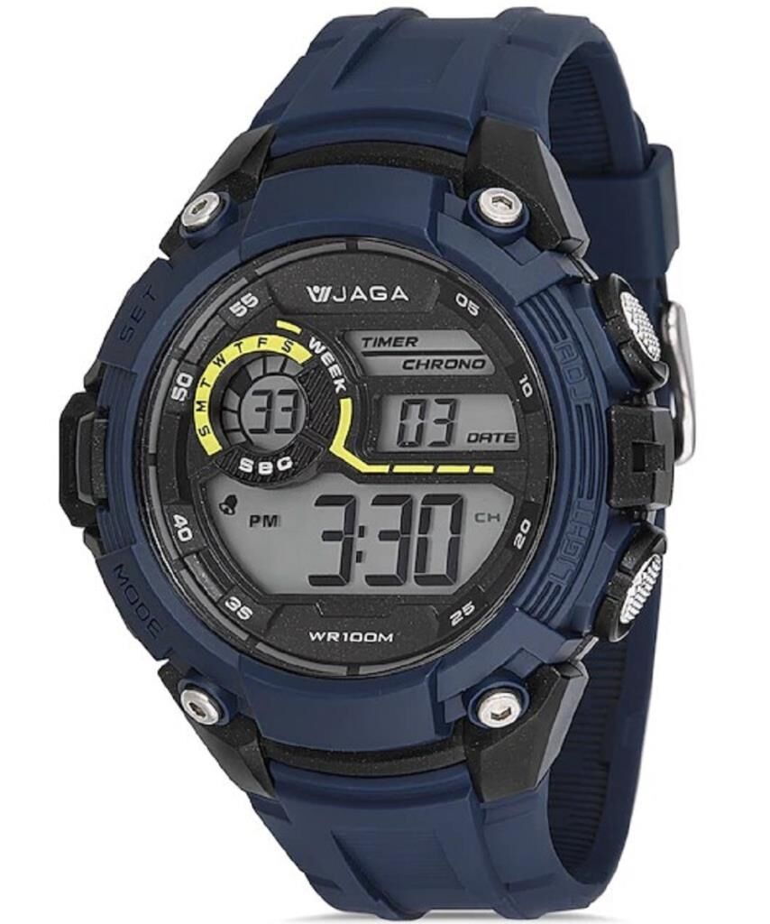 Jaga JL M1198-OEAE 640041 Alarm Kronometre Aydınlatmalı Dijital Genç Kol Saati