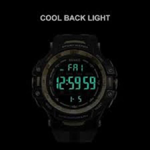 Jaga JL M1231-0AAA 640041 Siyah Kadran Alarm Kronometre Aydınlatmalı Dijital Genç Kol Saati