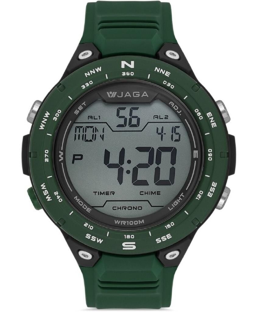 Jaga M1231-0FGF Alarm Kronometre Aydınlatmalı Dijital Genç Kol Saati
