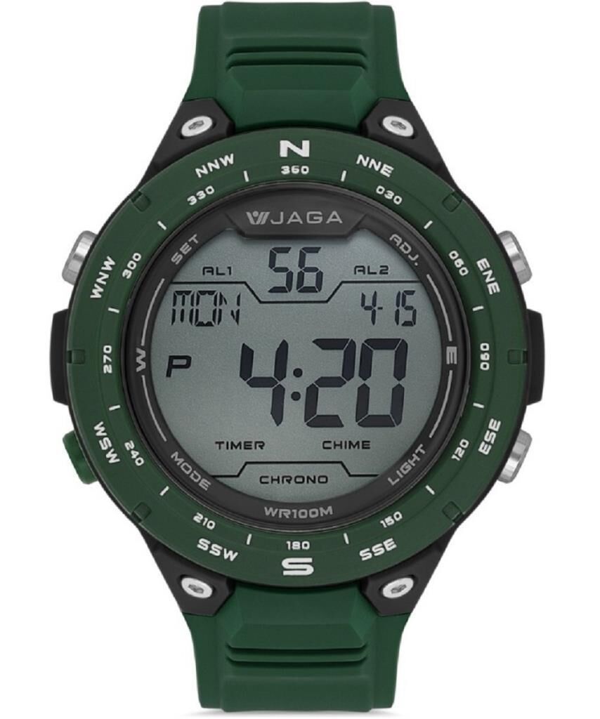 Jaga M1231-0FGF Alarm Kronometre Aydınlatmalı Dijital Genç Kol Saati