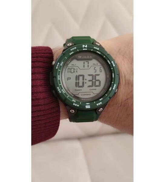 Jaga M1231-0FGF Alarm Kronometre Aydınlatmalı Dijital Genç Kol Saati