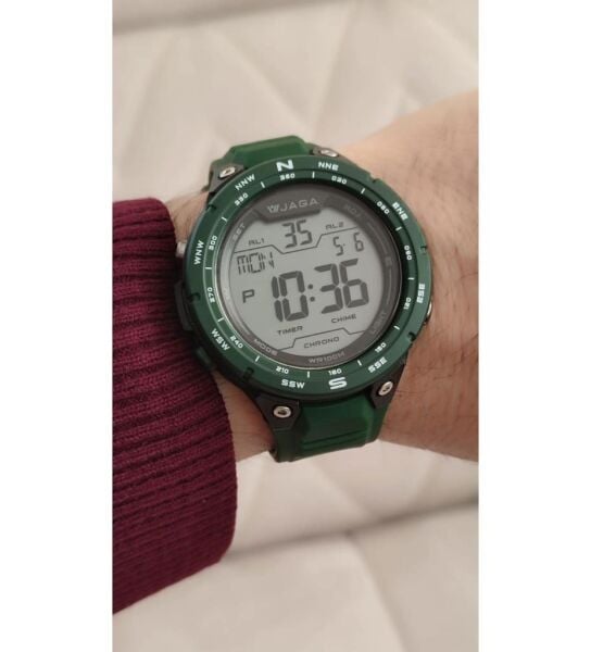 Jaga M1231-0FGF Alarm Kronometre Aydınlatmalı Dijital Genç Kol Saati