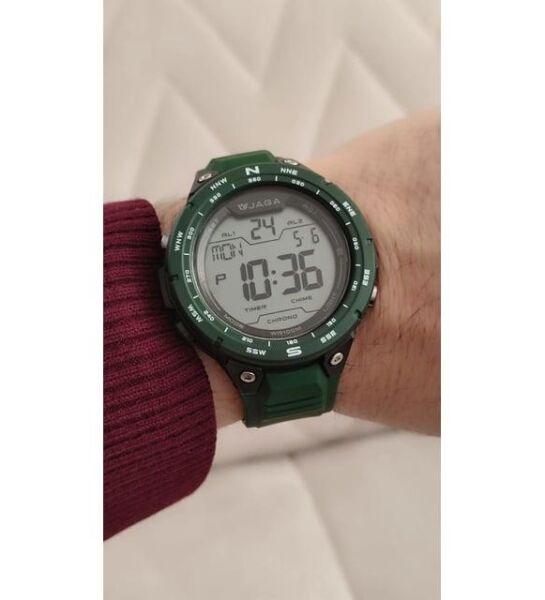 Jaga M1231-0FGF Alarm Kronometre Aydınlatmalı Dijital Genç Kol Saati