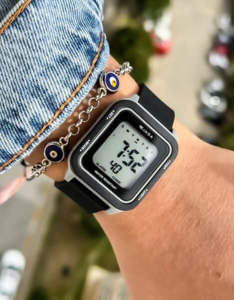 Jaga M1232-4ACA Alarm Kronometre Aydınlatma 10 Atm Unisex Kol Saati