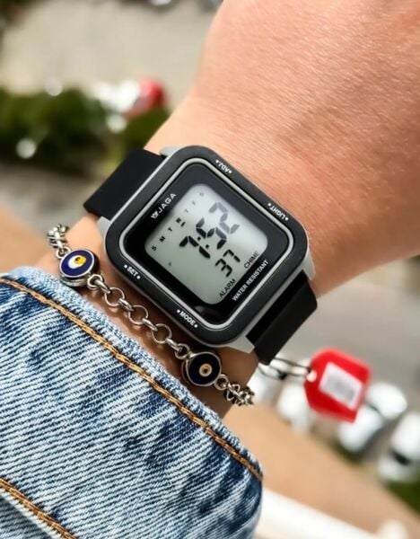 Jaga M1232-4ACA Alarm Kronometre Aydınlatma 10 Atm Unisex Kol Saati