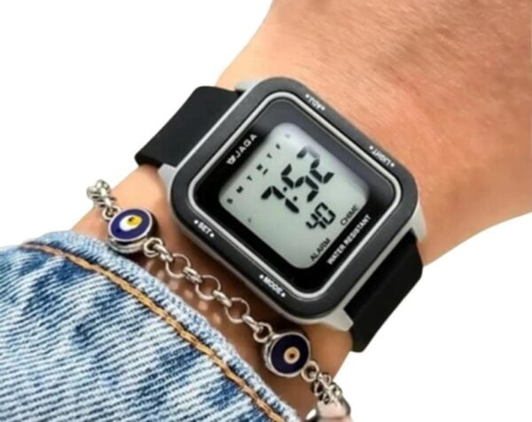 Jaga M1232-4ACA Alarm Kronometre Aydınlatma 10 Atm Unisex Kol Saati