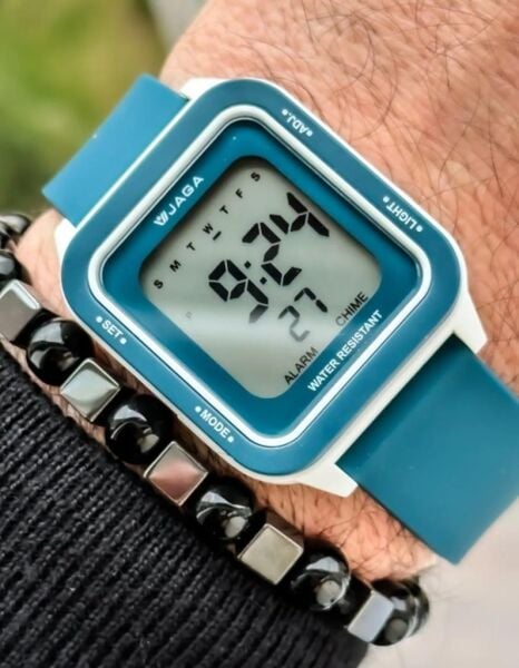Jaga M1232-4EDE Alarm Kronometre Aydınlatma 10 Atm Unisex Kol Saati