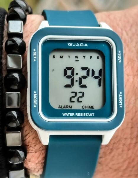 Jaga M1232-4EDE Alarm Kronometre Aydınlatma 10 Atm Unisex Kol Saati