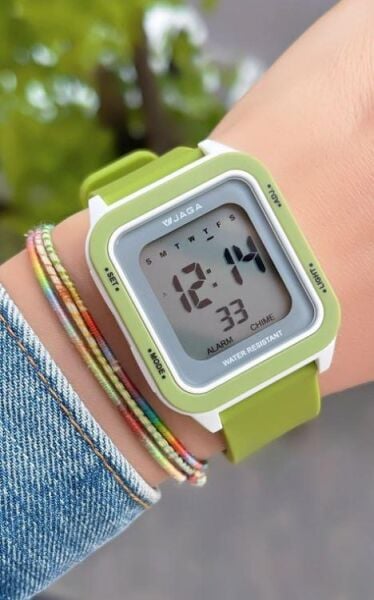 Jaga M1232-4GCG Alarm Kronometre Aydınlatmalı Dijital Genç Kol Saati