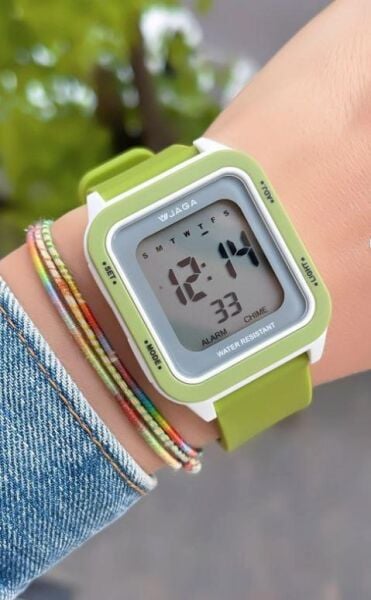 Jaga M1232-4GCG Alarm Kronometre Aydınlatmalı Dijital Genç Kol Saati