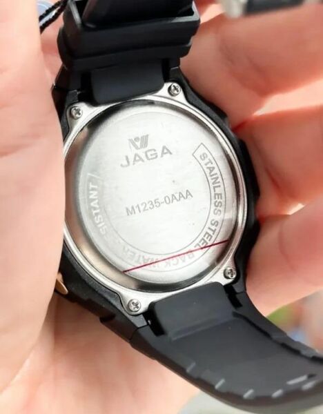 Jaga M1235-0AAA Alarm Kronometre Aydınlatmalı Dijital Genç Kol Saati