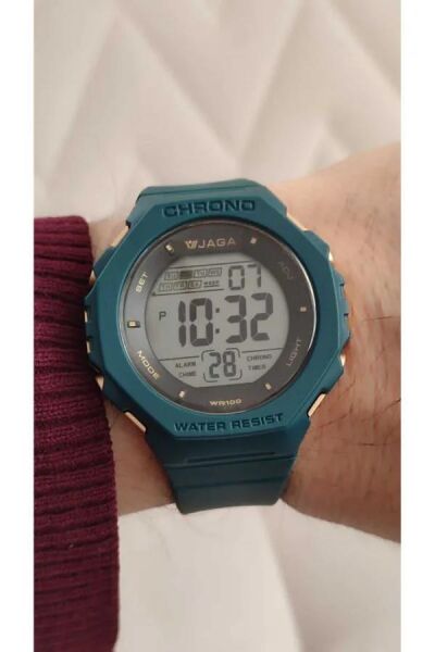 Jaga M1235-0ELE Alarm Kronometre Aydınlatmalı Dijital Genç Kol Saati