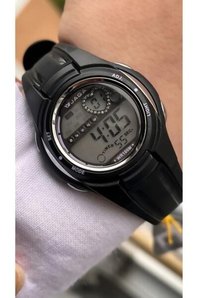 Jaga M868-OAAB 7-12 Yaş Dijital Alarm Kronometre Aydınlatmalı Dijital Çocuk Kol Saati