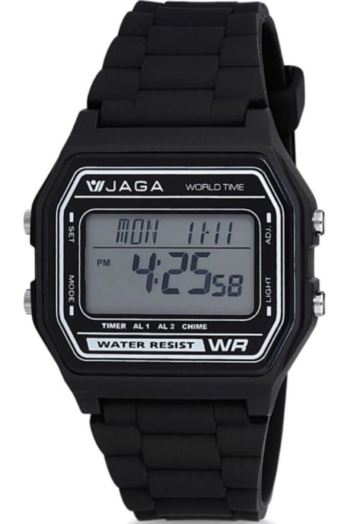 Jaga M1103-4AAX-2 640531Alarm Kronometre Aydınlatmalı Dijital Genç Kol Saati