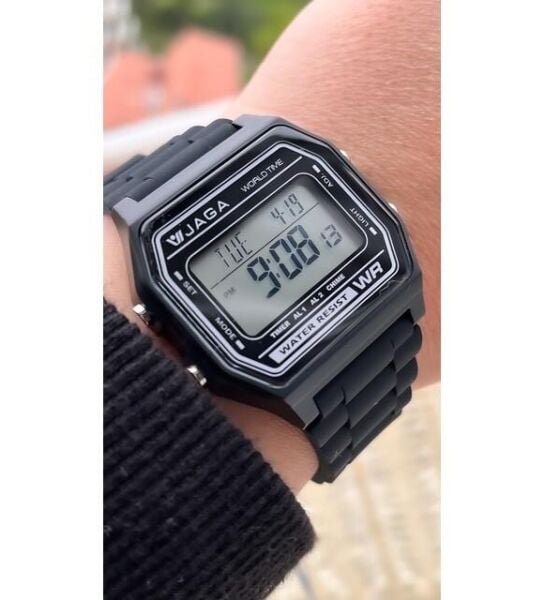 Jaga M1103-4AAX-2 640531Alarm Kronometre Aydınlatmalı Dijital Genç Kol Saati