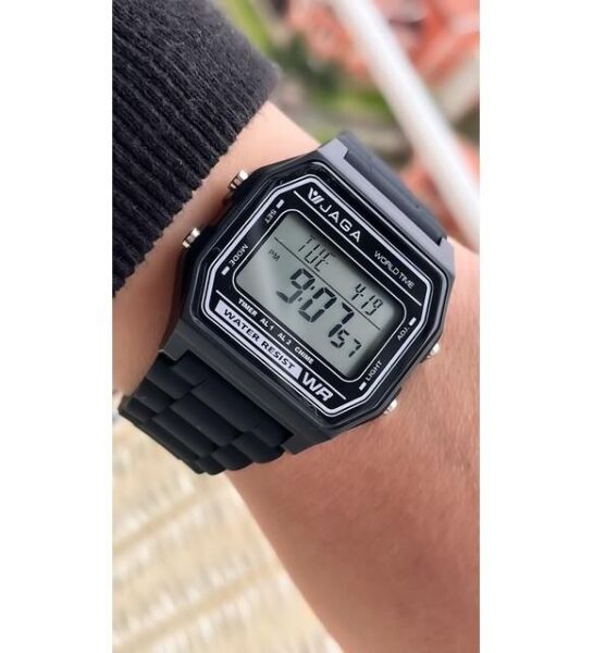 Jaga M1103-4AAX-2 640531Alarm Kronometre Aydınlatmalı Dijital Genç Kol Saati