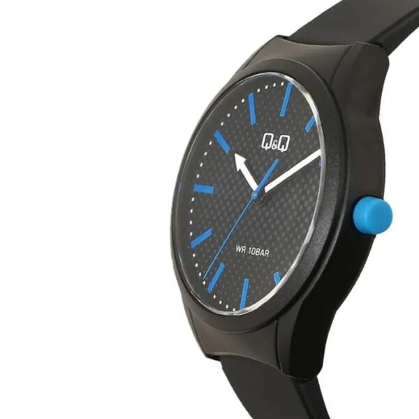 Q&Q VR28J026Y Siyah Renkli Takvimli 10 Atm Su Geçirmez Genç Kol Saati