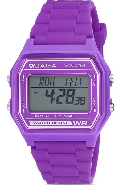 Jaga JL M1103-4JJX-2 640001 Alarm Kronometre Aydınlatmalı Dijital Genç Kol Saati