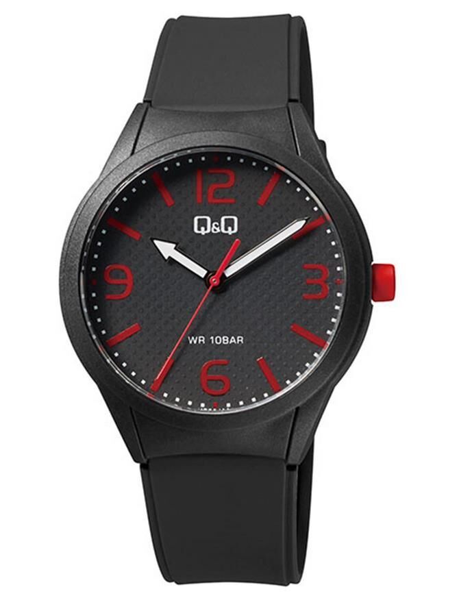Q&Q VR28J027Y Siyah Renkli 10 Atm Su Geçirmez Genç Kol Saati