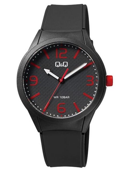 Q&Q VR28J027Y Siyah Renkli 10 Atm Su Geçirmez Genç Kol Saati