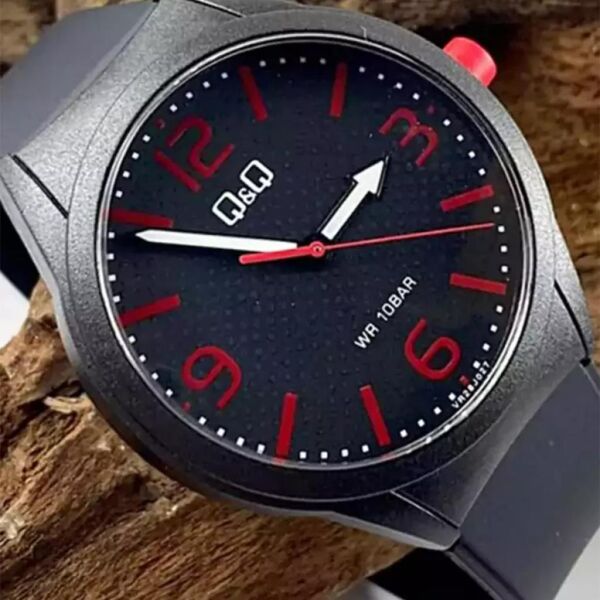 Q&Q VR28J027Y Siyah Renkli 10 Atm Su Geçirmez Genç Kol Saati