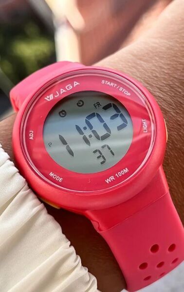 Jaga M1214-4GGX-2 7-12 Yaş Alarm Kronometre Aydınlatmalı Çocuk Kol Saati