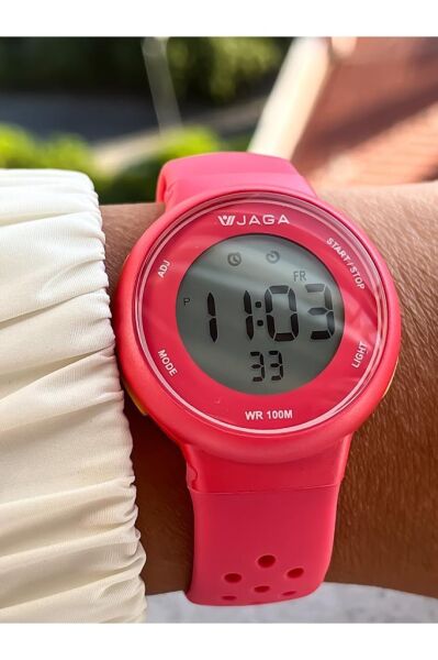 Jaga M1214-4GGX-2 7-12 Yaş Alarm Kronometre Aydınlatmalı Çocuk Kol Saati
