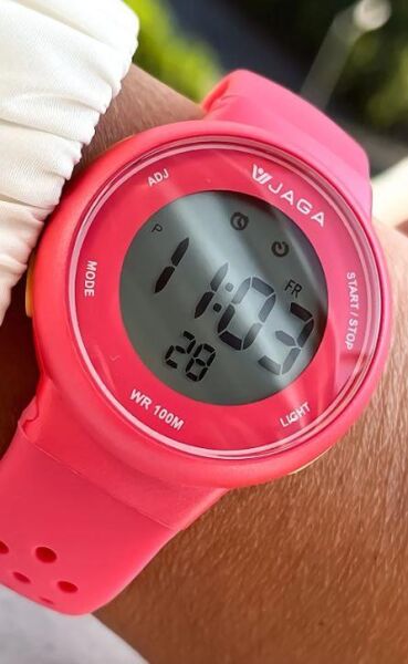 Jaga M1214-4GGX-2 7-12 Yaş Alarm Kronometre Aydınlatmalı Çocuk Kol Saati
