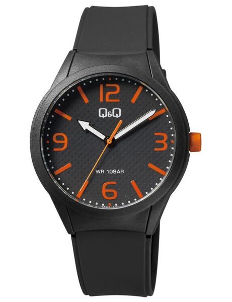 Q&Q VR28J028Y Siyah Renkli 10 Atm Su Geçirmez Genç Kol Saati