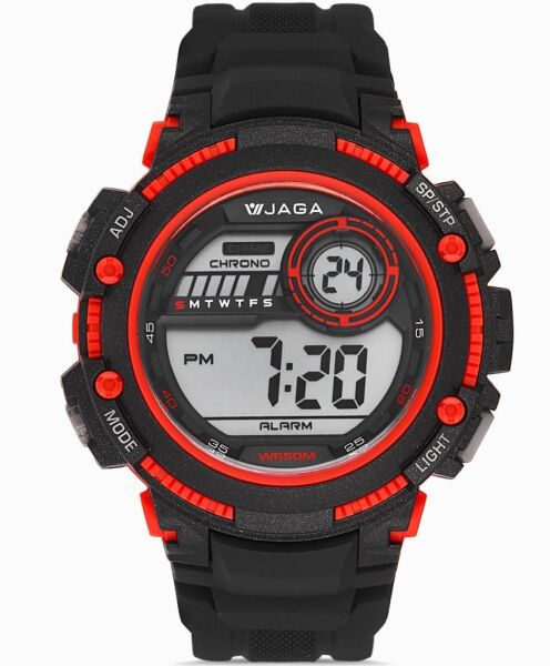 Jaga JL-M1200-OAGA-640031 Alarm Kronometre Aydınlatmalı Dijital Genç Kol Saati