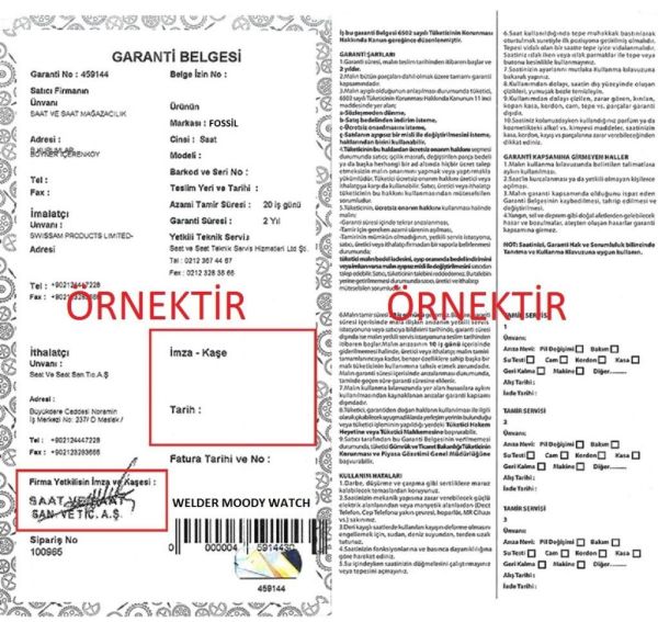 Welder Moody Watch WWRC1019 47 mm Erkek Kol Saati