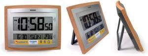Casio ID-15SA-5DF Plastik Kasa Kahverengi Renkli 20.1 x 24.3 cm Çaplı Isı ve Nem Ölçerli Takvimli Alarmlı Dijital Masa ve Duvar Saati
