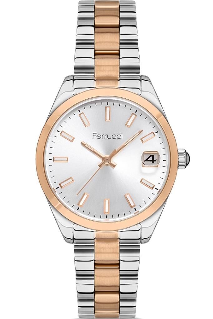 Ferrucci FC.0223 13276M.04 Metalik-Rose Kadın Kol Saati