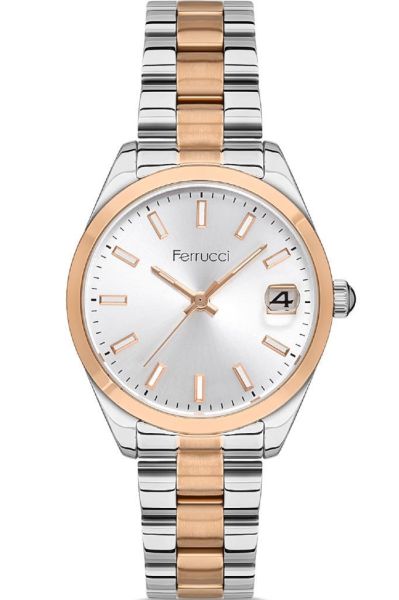 Ferrucci FC.0223 13276M.04 Metalik-Rose Kadın Kol Saati